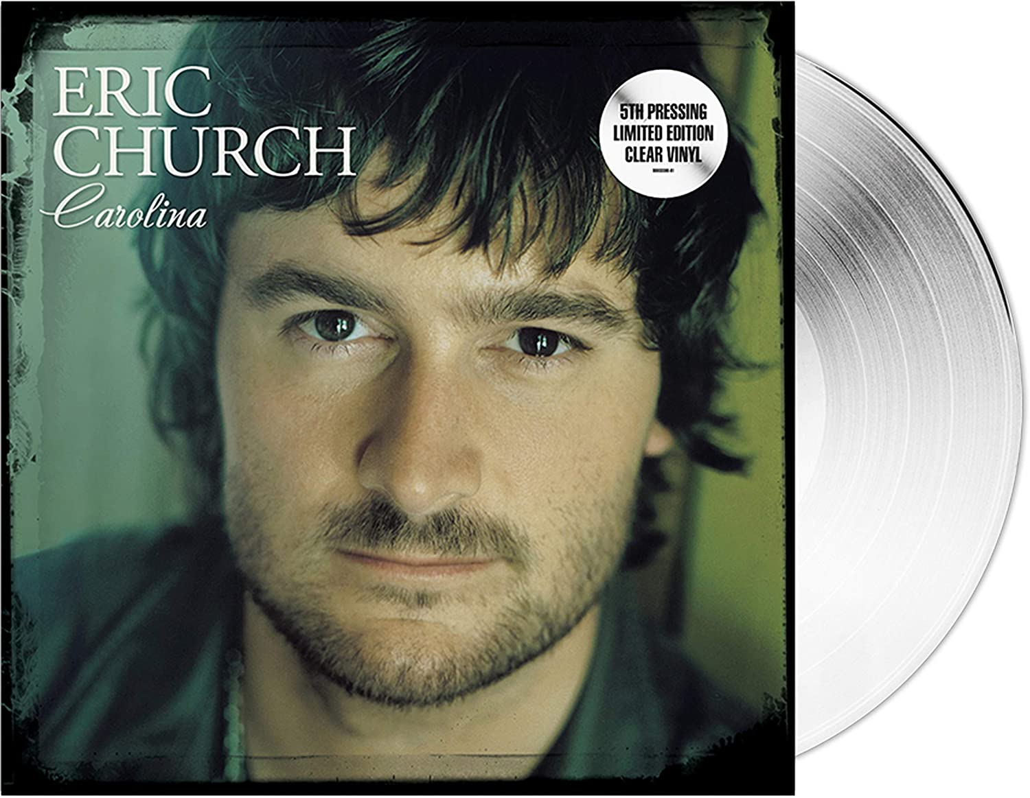 Eric Church • Carolina • 5e vinyle clair en édition limitée pressante