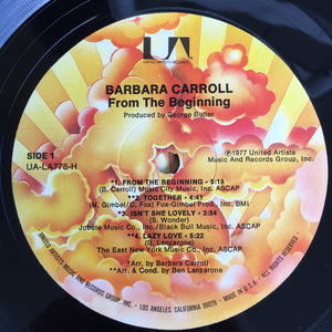 Barbara Carroll : From The Beginning (LP, Album)