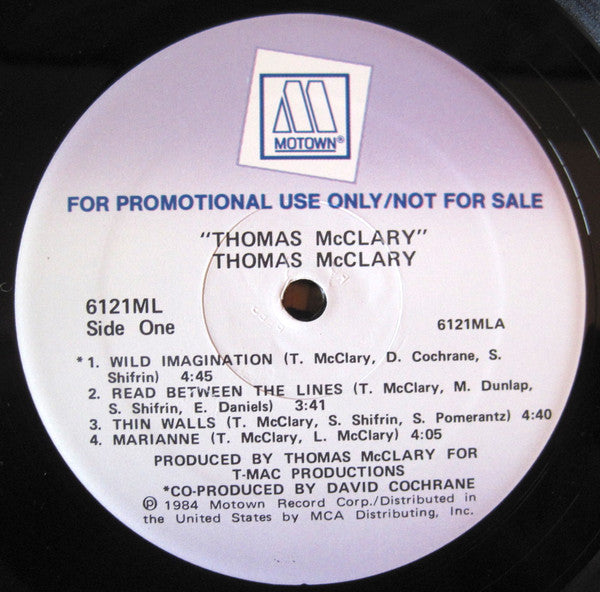 Thomas McClary : Thomas McClary (LP, Album, Promo)