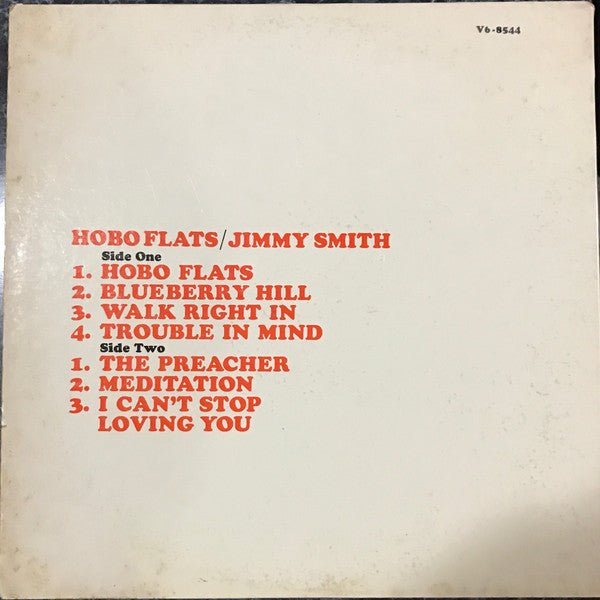 Jimmy Smith : Hobo Flats (LP, Album, Gat)