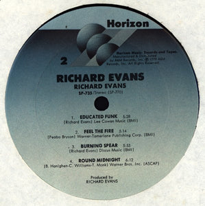 Richard Evans (2) : Richard Evans (LP, Album, Ter)
