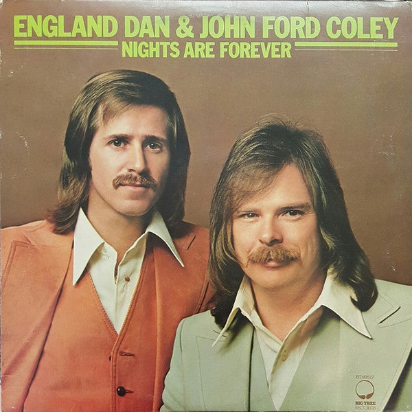England Dan & John Ford Coley : Nights Are Forever (LP, Album, Club, RCA)