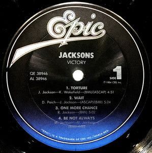The Jacksons : Victory (LP, Album, Pit)