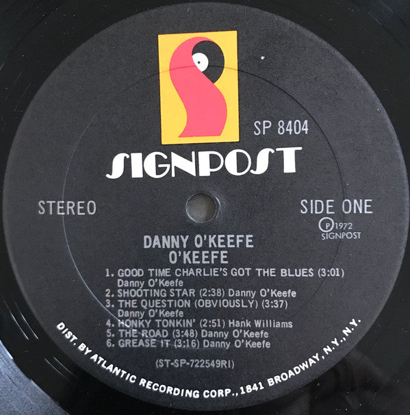 Danny O'Keefe : O'Keefe (LP, Album, RI)