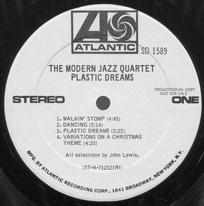The Modern Jazz Quartet : Plastic Dreams (LP, Album, Promo)