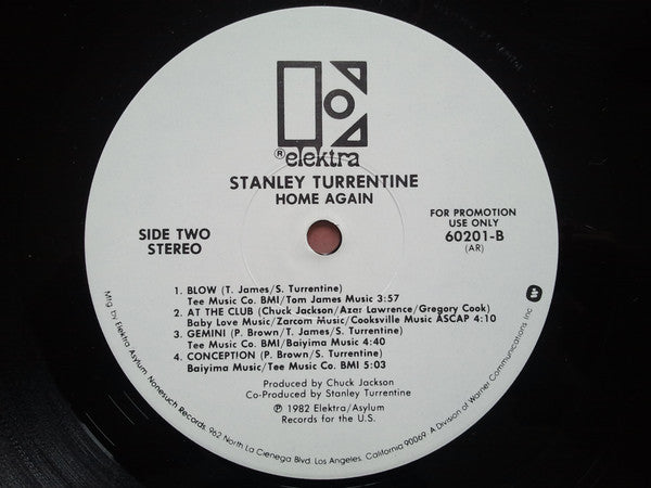 Stanley Turrentine : Home Again (LP, Album, Promo)
