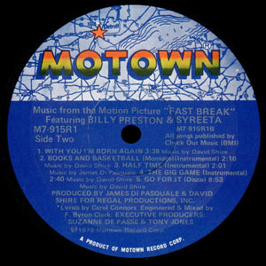 Billy Preston & Syreeta : Music From The Motion Picture "Fast Break" (LP, Album)