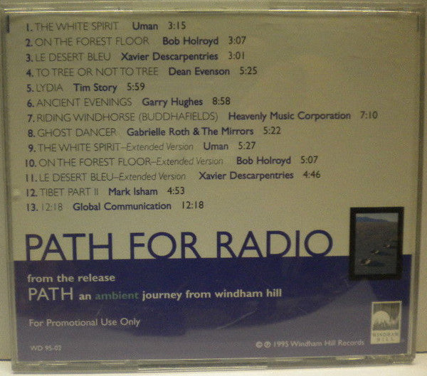 Various : Path For Radio (An Ambient Journey From Windham Hill) (CD, Comp, Promo)