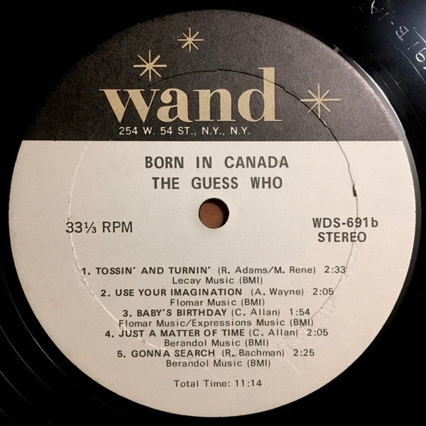 The Guess Who : Born In Canada (LP, Album)