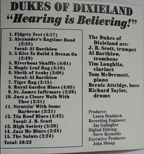 Dukes Of Dixieland : Hearing Is Believing (CD)