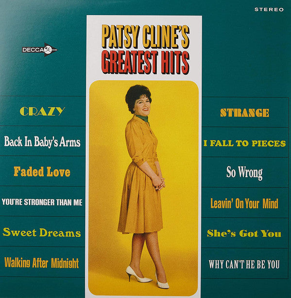 Patsy Cline : Patsy Cline's Greatest Hits (LP, Comp, RE)