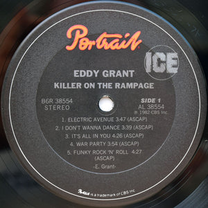 Eddy Grant : Killer On The Rampage (LP, Album, Pit)