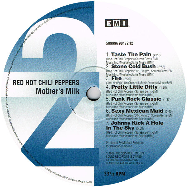 LP Vinile) Red Hot Chili Peppers - Mother's Milk