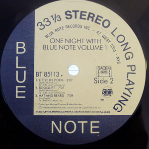 Various : One Night With Blue Note Volume 1 (LP, Album)