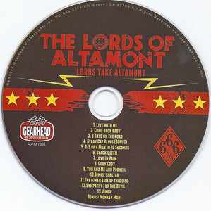 The Lords Of Altamont : Lords Take Altamont (CD, Album)