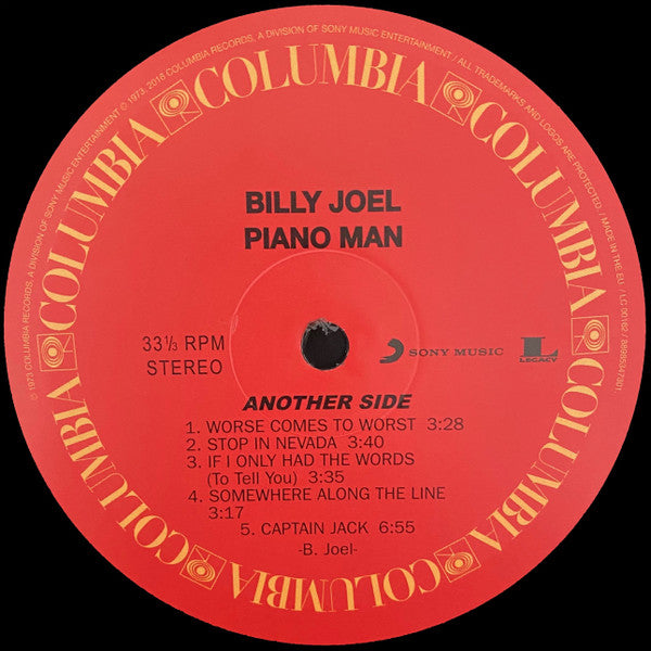 Billy Joel : Piano Man (LP, Album, RE, RM)