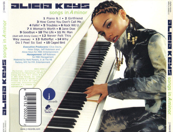 Alicia Keys : Songs In A Minor (CD, Album)