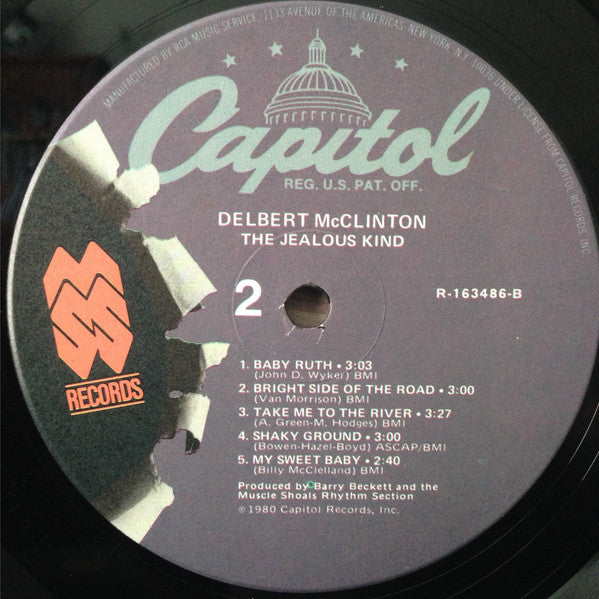Delbert McClinton : The Jealous Kind (LP, Album, Club)