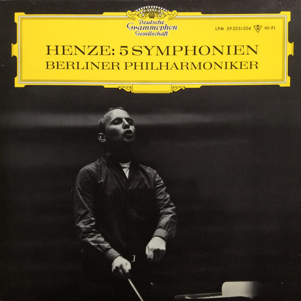 Henze*, Berliner Philharmoniker : 5 Symphonien (2xLP, Mono)