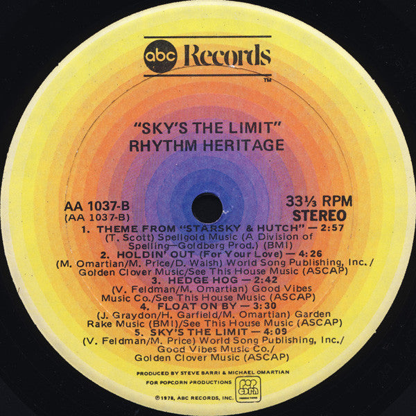 Rhythm Heritage : Sky's The Limit (LP, Album)