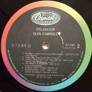 Glen Campbell : Galveston (LP, Album, Jac)