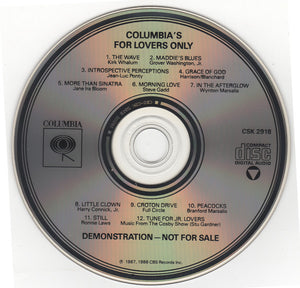 Various : Columbia's For Lovers Only (CD, Comp, Promo, Smplr)