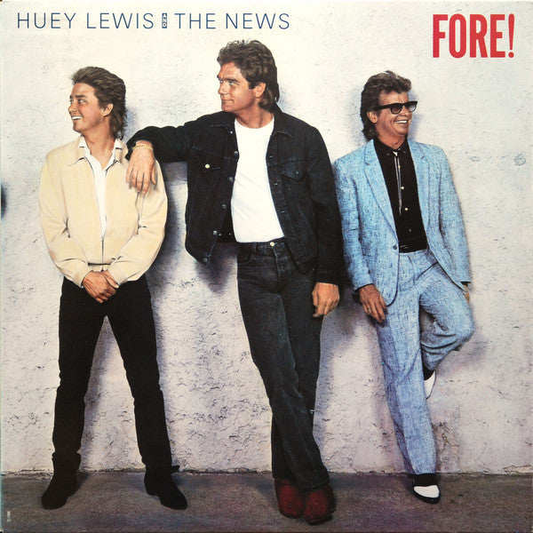 Huey Lewis And The News* : Fore! (LP, Album, Pit)