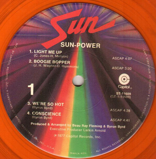Sun (7) : Sun-Power (LP, Album, Ora)