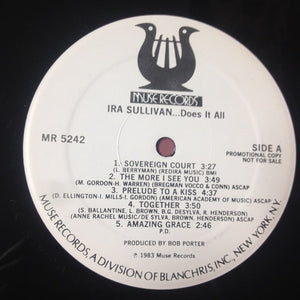 Ira Sullivan : Does It All (LP, Album, Promo)