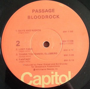 Bloodrock : Passage (LP, Album, Win)