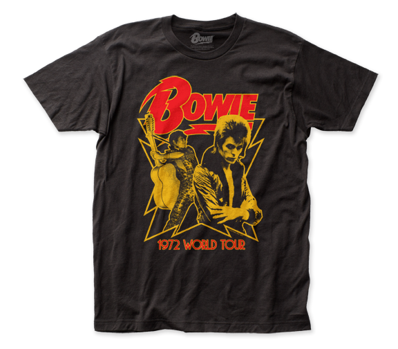 大卫·鲍伊（David Bowie）•1972年世界巡回赛•T恤衫