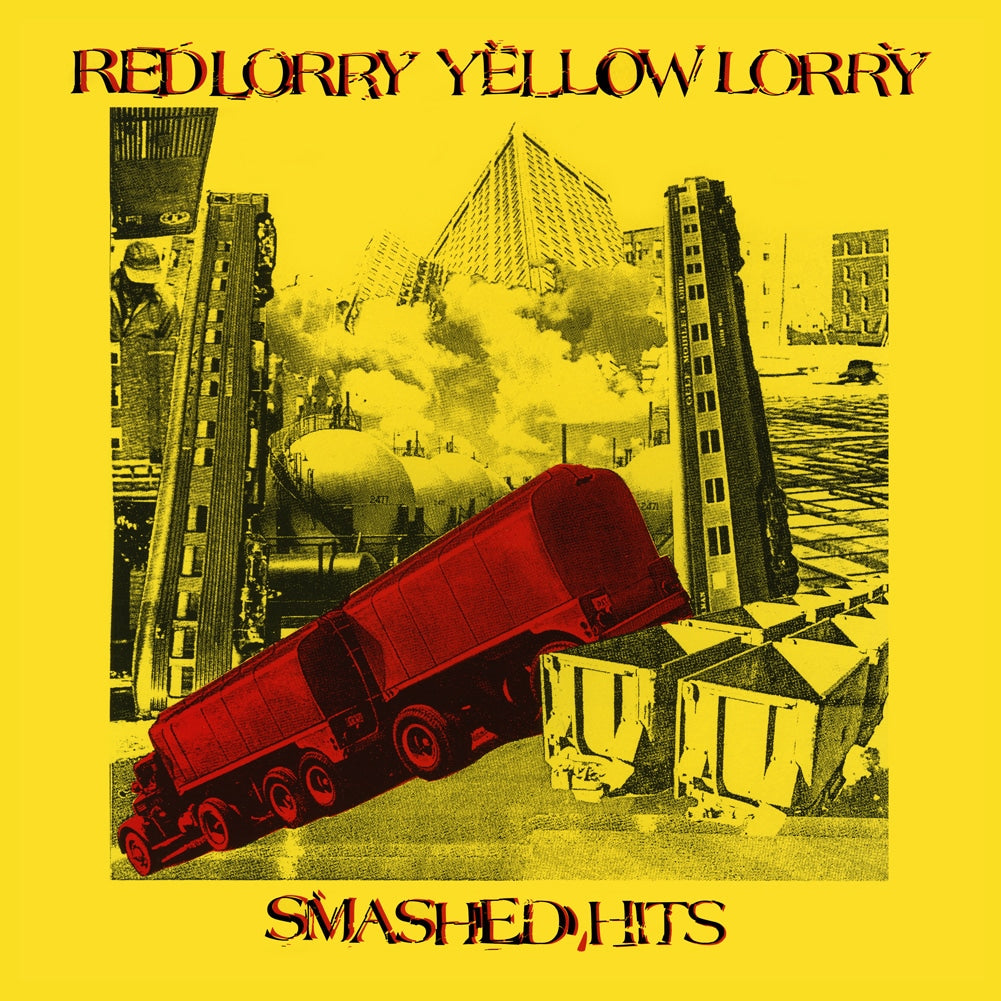 Camion giallo rosso • vinile rosso e giallo