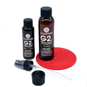 GROOVEWASHER G2 RECORD CLEANING FLUID KIT - 2 OZ MIST SPRAY & 4 OZ RECORD