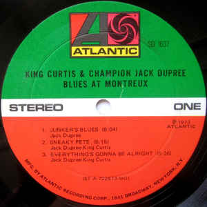 KING CURTIES &CHAMPION JACK DUPREE