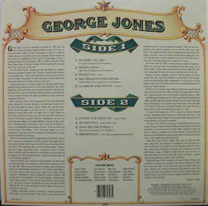 乔治·琼斯|乡村音乐乙烯基记录
