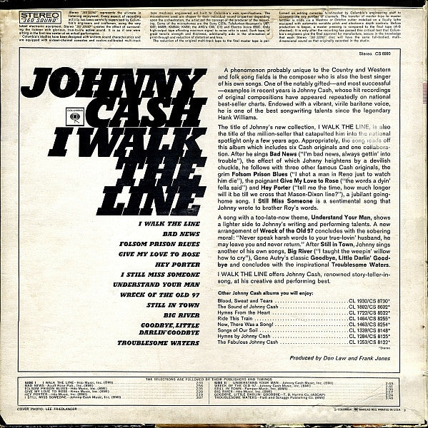 Johnny Cash • Ich gehe die Linie - neues Vinyl