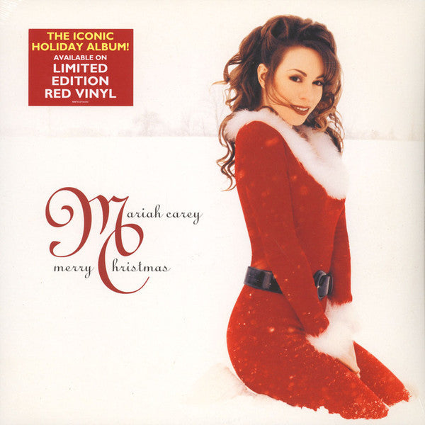 MARIAH CAREY - MERRY CHRISTMAS - LIMITED EDITION - RED VINYL 180gm  - REISSUE - NEW