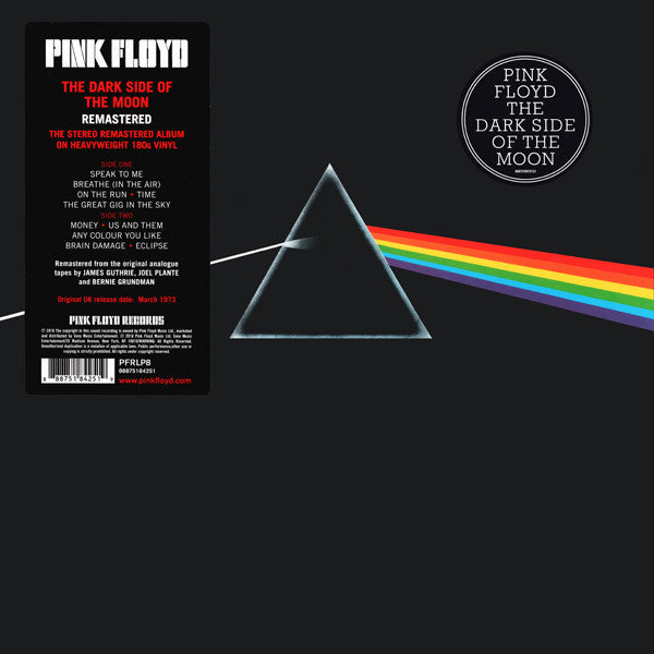 Pink Floyd - Die dunkle Seite des Mondes - Remastered - neues Vinyl