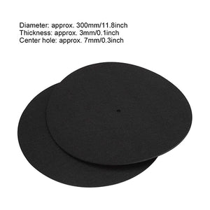 BLACK SLIPMAT • 2 PCS • ANTI-STATIC FELT