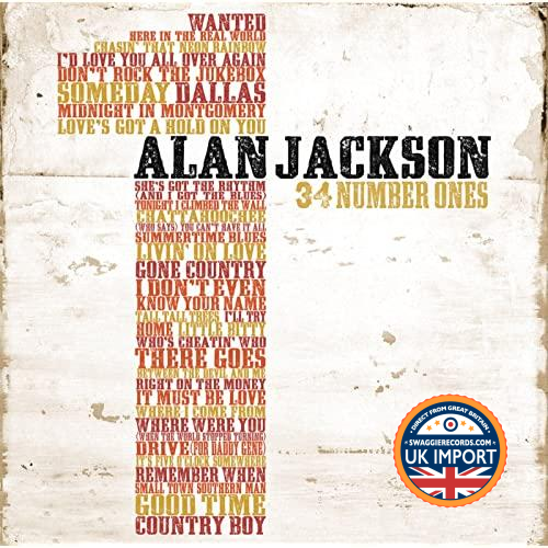 [CD] ALAN JACKSON • 34 NUMERI • IMPORTAZIONE U.K.
