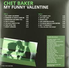 Chet Baker • My Funny Valentine • 180 grammi